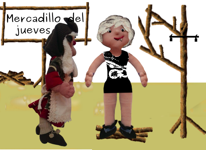 Abuelas en el mercadillo